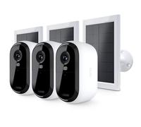 Arlo Caméra de sécurité Essential 2K – Pack 3 caméras avec panneaux solaires