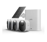 Arlo Caméra de surveillance 4K Ultra3 Pack 4 caméras extérieures + panneau solaire