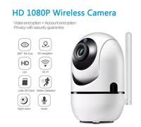 Caméra De Surveillance Bébé Ip Wifi Hd 1080p, Dispositif De Sécurité Domestique Intelligent Sans Fil, Avec Suivi Automatique Et Infrarouge