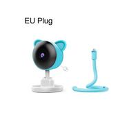 Caméra de Surveillance Bébé Wi-Fi Y-41518-95150 1080p Vision Nocturne Audio Bidirectionnel Bleu