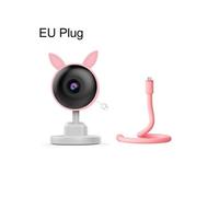 Caméra de Surveillance Bébé Wi-Fi Y-41518-95151 1080p Vision Nocturne Audio Bidirectionnel Rose