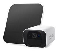 Eufy Caméra de surveillance SoloCam C210 avec panneau solaire 2K Wi‑Fi 2,4 GHz sans frais mensuels