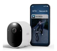 Arlo Caméra surveillance Pro 6 Extérieure WiFi 2K+ HDR Détection IA Vision nocturne couleur 1 caméra