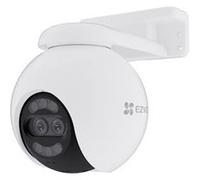 EZVIZ Caméra de surveillance WiFi extérieure H80x 4K Double objectif Vision couleur nocturne