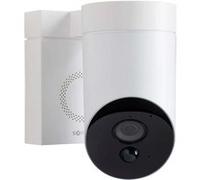 Somfy Caméra de surveillance connectée extérieure 2401560 Full HD vision nocturne sirène 110dB Blanc