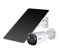 Dahua Apollo Bullet C1 4G Kit Caméra de Surveillance Intelligente 4 MP LTE / 4G à Piles avec AOV et Panneau Solaire Inclus (Blanc)