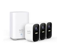 Caméra de Surveillance Eufy Cam 2C T88323D2 Extérieur Sans Fil Wi-Fi Vision Nocturne Étanchiété Blanc G