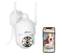 Kit Caméra de Surveillance Sans fil 4MP+Carte sd 64G Blanc