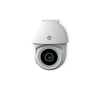 NEDIS Caméra de sécurité extérieure Intelligente Wi-FI, Full HD 1296p, projecteur et Vision Nocturne en Couleur, panoramique, Inclinaison, détection de Mouvement, Suivi Automatique, détection Humaine