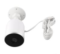 Caméra de surveillance extérieure 2K avec couleur pour vision nocturne et conversation bidirectionnelle pour Tuya Smart App IP66 sans fil résistant aux intempéries Moniteur Wifi Blanc