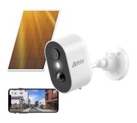 Vidéosurveillance Anran 2K Caméra surveillance batterie Extérieur sans Fil rechargeable avec Panneau Solaire-C2
