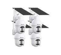 ANRAN caméra de Surveillance extérieure sans Fil Solaire 360 degrés sans surveillance d’angle mort-Q3- 4pieces