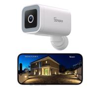 SONOFF CAM-B1P Caméra de Sécurité Extérieure 2K HD, Vision Nocturne Couleur, 180° Panorama, AI Détection Suivi, IP65 Étanchéité, Audio Bidirectionnel, Compatible Smart Home