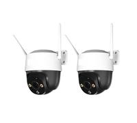 Caméra De Surveillance Extérieure Wi-FI 2,5 MP, Voies, avec Suivi Intelligent par IA, Détection Véhicule Humain, IP66, Vision Nocturne Intelligente DéTection De Mouvement(2PCS Cruiser 2C 5mp)