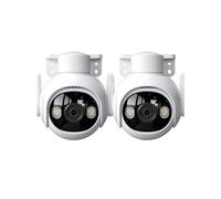 Caméra De Surveillance Extérieure Wi-FI 2,5 MP, Voies, avec Suivi Intelligent par IA, Détection Véhicule Humain, IP66, Vision Nocturne Intelligente DéTection De Mouvement(2PCS Cruiser 2 5mp)
