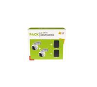 Pack 2 Caméras de surveillance Ezviz HB8 extérieure Blanc + 2 Panneaux Solaires Blanc