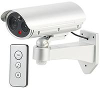 Caméra de surveillance factice avec détecteur de mouvement et fonction alarme [VisorTech]
