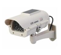 Caméra de surveillance factice solaire avec LED Solaire