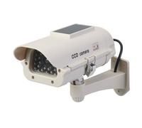Caméra de surveillance factice solaire avec LED Solaire