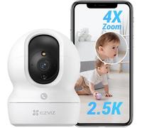 Caméra de surveillance intérieure - EZVIZ - Résolution 4MP - Couverture 360° - Vision nocturne intelligente