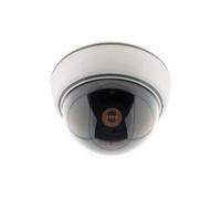Otio - Caméra de Surveillance Intérieure Factice avec LED - Reproduction Réaliste d'une Caméra de Vidéosurveillance - LED de Dissuasion Simulant Un Enregistrement - Alimentation Par Pile - Noir