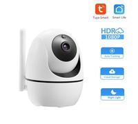 Caméra De Surveillance Intérieure Ip Wifi Hd 2mp/1080p (Tuya), Dispositif De Sécurité Domestique Sans Fil, Avec Suivi Automatique Et Babyphone Vidéo