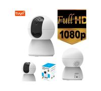 CAMERA DE SURVEILLANCE INTERIEURE WIFI FULL HD 1080P CAPACITE SD 128GO MOTORISEE IP44 DETECTION DE MOUVEMENT