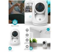 CAMERA DE SURVEILLANCE INTERIEURE WIFI FULL HD 3MP-1296P MOTORISEE DETECTION DE MOUVEMENT