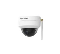 Foscam D4Z Caméra de Sécurité IP Extérieur Anti Vandale IK10 Blanc 4 Mpx Zoom x4. Compatible avec Alexa. Détection Humaine Intelligente AI 1 Unité (Lot de 1)