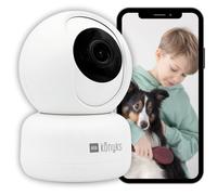 Konyks Camini 2 | Caméra de Surveillance intérieure WiFi | Détection de mouvements et de Sons | Sirène intégrée | Notifications Smartphone | Vision Nocturne