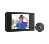 Caméra de surveillance numérique avec écran LCD de 3,5 pouces, caméra de sonnette HD 720p avec vue grand angle de 120°, moniteur de sécurité anti-cambriolage