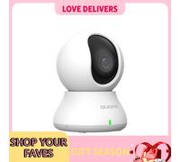 Caméra de surveillance pour bébé Caméra de sécurité domestique HD 2K avec détection de mouvement et audio bidirectionnel, installation facile, jour et nuit claires