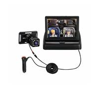 Caméra de surveillance pour bébé robuste avec écran HD 720p, 4,3 pouces, vision nocturne et installation facile.