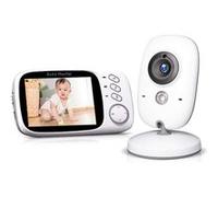 Caméra de surveillance pour bébé SZSMART VB601 WIFI 1080P 3.2 pouces avec vision nocturne et alarme de rappel G