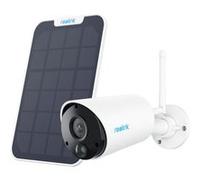 Reolink Caméra de surveillance B320 extérieure Blanc + Panneau solaire SR2