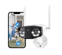 Caméra de Surveillance Reolink Duo Series M61S 8MP WiFi - Double Objectif 180° - Vision Nocturne