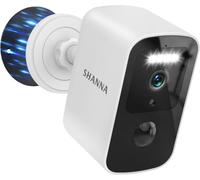 Caméra de Surveillance sans Fil Extérieur-Stockage Cloud Gratuit,Support Magnétique Caméra de Surveillance Extérieur 5GHz&2,4GHz WiFi,Détection Personnes/Mouvements,Vision nocturne couleur par IA,IP66
