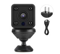 Caméra de surveillance sans fil intérieure WiFi, caméra espion cachée avec autonomie de batterie, stockage cloud gratuit, caméra nounou, caméra