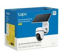 Tapo Caméra de sécurité TC90 KIT – 2K (2304×1296) panoramique/inclinable, solaire, IP66, extérieur