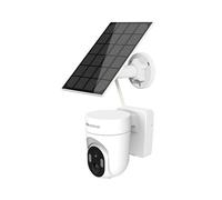 Caméra de surveillance solaire rotative extérieure