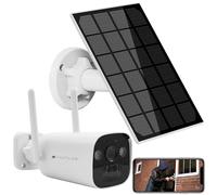 Caméra de surveillance solaire sans fil 2K DSC-500.cam pour enregistreur DSC-500.nvr [VisorTech]