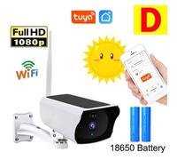 Caméra de Surveillance Solaire WiFi Extérieure sans fil PRUMYA 1080P Caméra Tuya Bidirectionnel Vision Nocturne IP66 Étanche