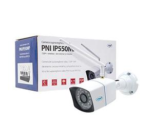 Caméra de Surveillance vidéo sans Fil 720p PNI IP550MP avec Externe pour Kit WiFi550