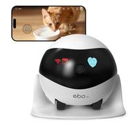 Caméra de Surveillance WiFi 1080P Intérieure Mobile,Caméra IP pour Bébés, Moniteur de Caméra pour Animaux de Compagnie,Audio Bidirectionnel,Vision Nocturne IR,Croisière Automatique,Accès à Distance