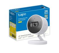 Tapo C125 AI Caméra de sécurité Wi-FI 2K QHD 4MP 140°, Détection Gratuite (Personne, Animal, véhicule et Pleurs de bébés) et Notification, Vision Nocturne discrète