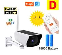 Caméra de Surveillance wifi Extérieur solaire 1080P Tuya PRUMYA ,Sécurité sans fil batterie 10400 mah IP66 Étanche Vision Nocturne