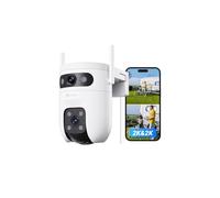Caméra de surveillance WiFi extérieure - EZVIZ - C9c - Double objectif 2K - PTZ 360° - Vision nocturne couleur 40m