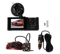 Caméra de Tableau de Bord 1080P 3 canaux, Image Haute définition, Grand Angle, Objectif Avant 170 °, Objectif intérieur de Voiture 120 °, Triple enregistreur de Conduite de