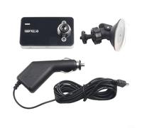 Caméra de tableau de bord 1080p double objectif avant et arrière, détection de mouvement, enregistrement en boucle, verrouillage du capteur G, avec lumières, ports USB/AV, prend en charge la carte TF