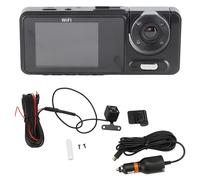 Caméra de Tableau de Bord à 3 canaux, caméra Avant intérieure et arrière, caméra de Tableau de Bord de Voiture sans Fil HD 1080P avec WiFi, écran de 2 Pouces, Grand Angle de 170